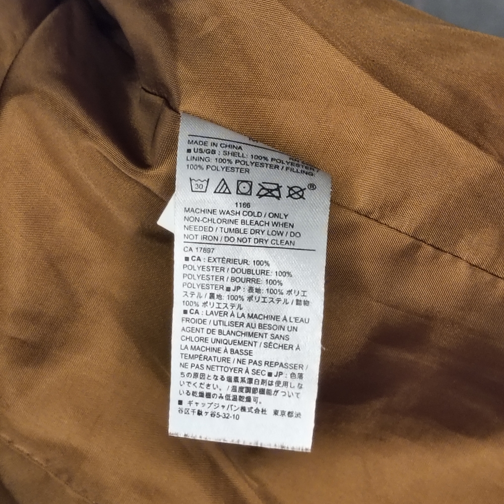 Men's M Banana Republic Vegan Suede Quilted Jacket - Picture 3 of 5